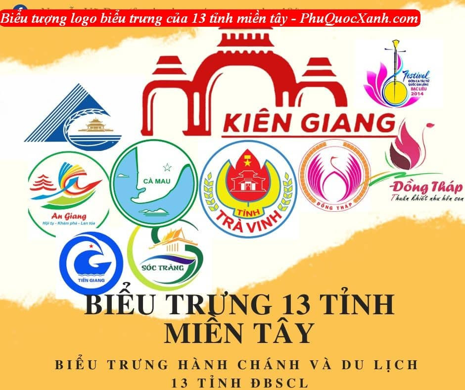 Tổng Hợp 13 Logo Biểu Trưng Của Các Tỉnh Miền Tây Kèm Ý Nghĩa
