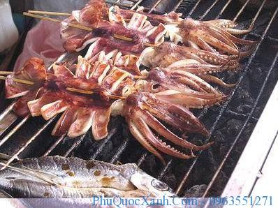 Mực nướng thơm phức
