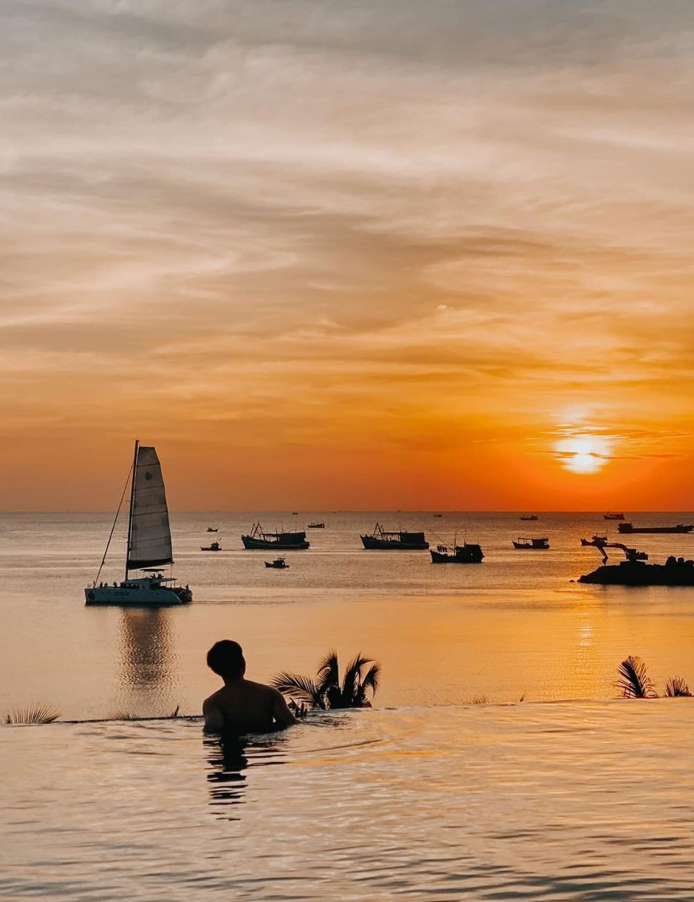 Hồ bơi vô cực tại Salinda Resort Phú Quốc