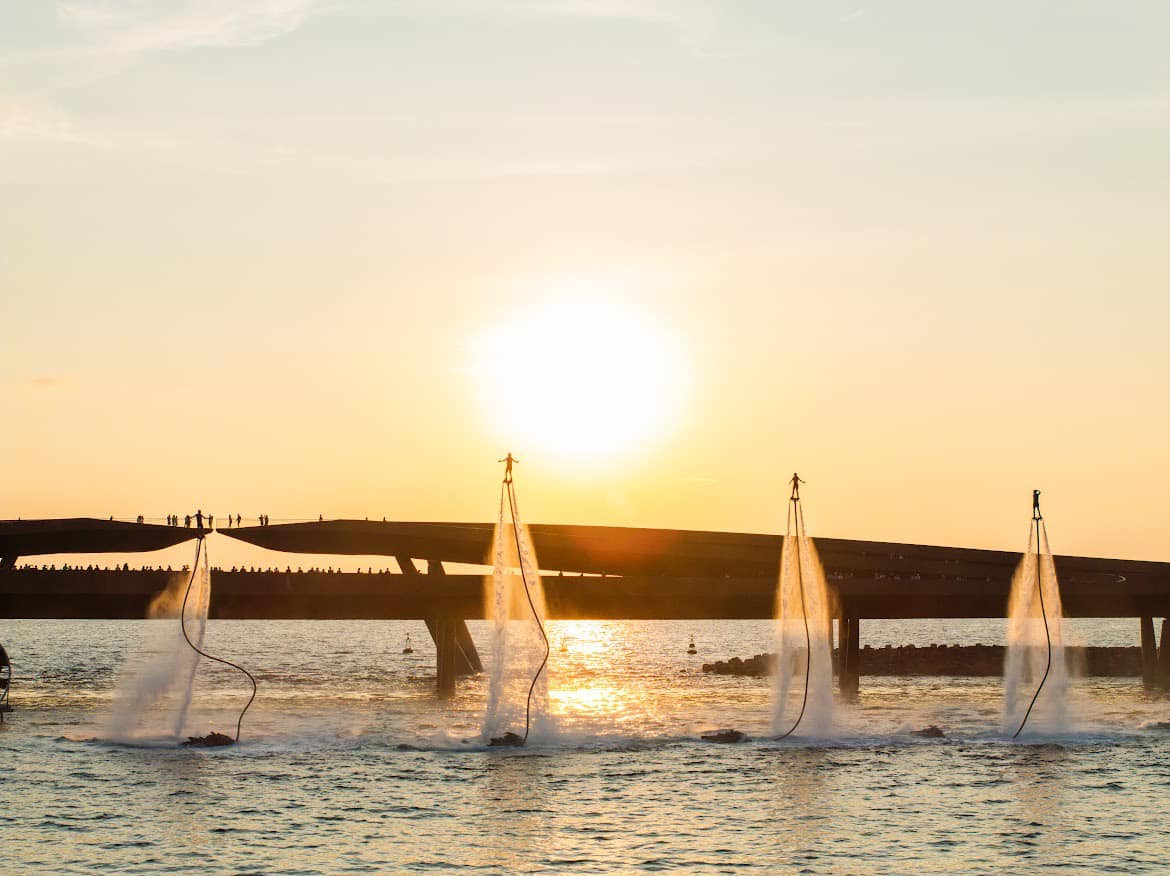 Khung cảnh hoàng hôn tuyệt đẹp tại Sunset Town