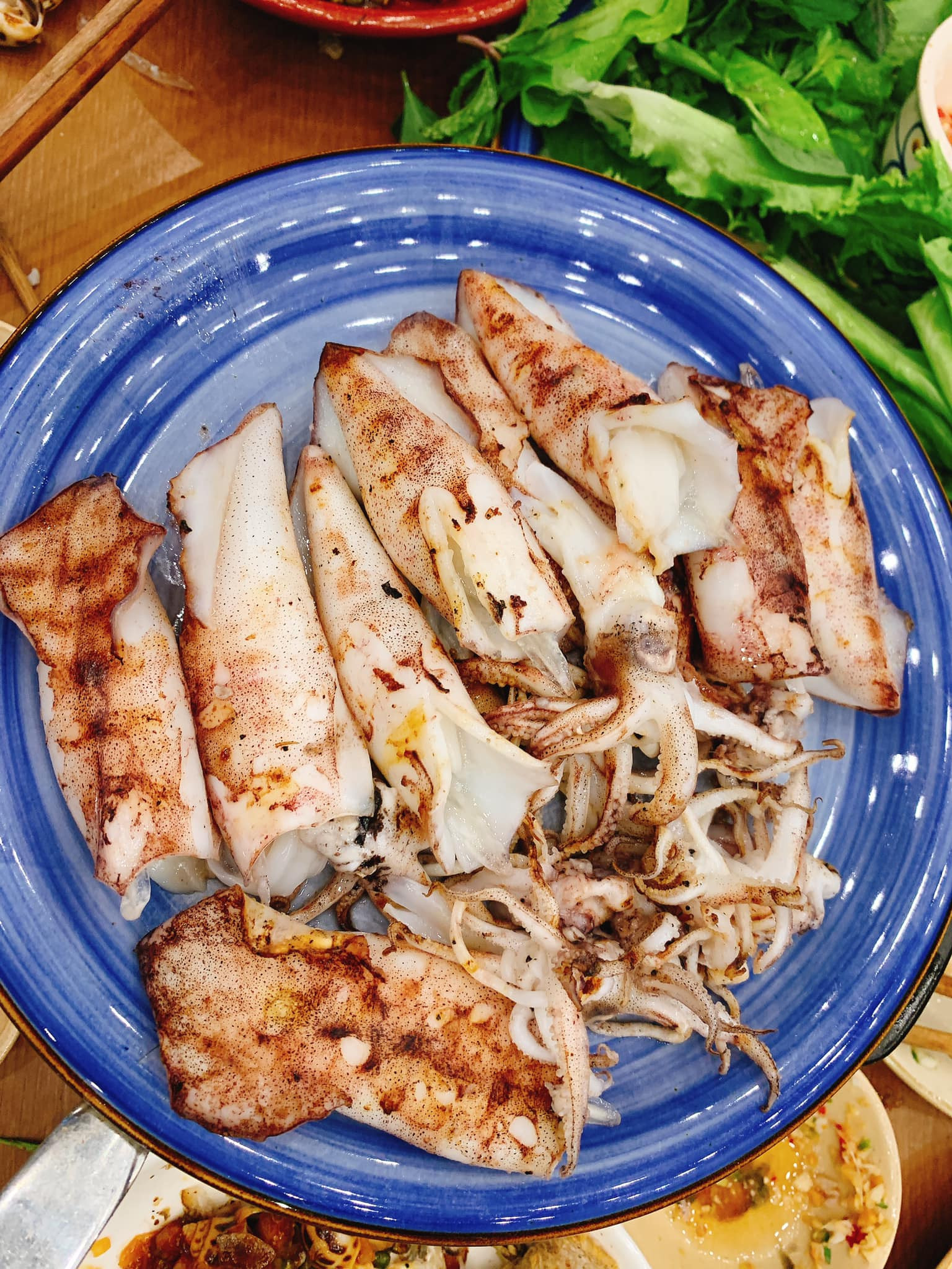 Mực nướng thơm ngon tại Phú Quốc