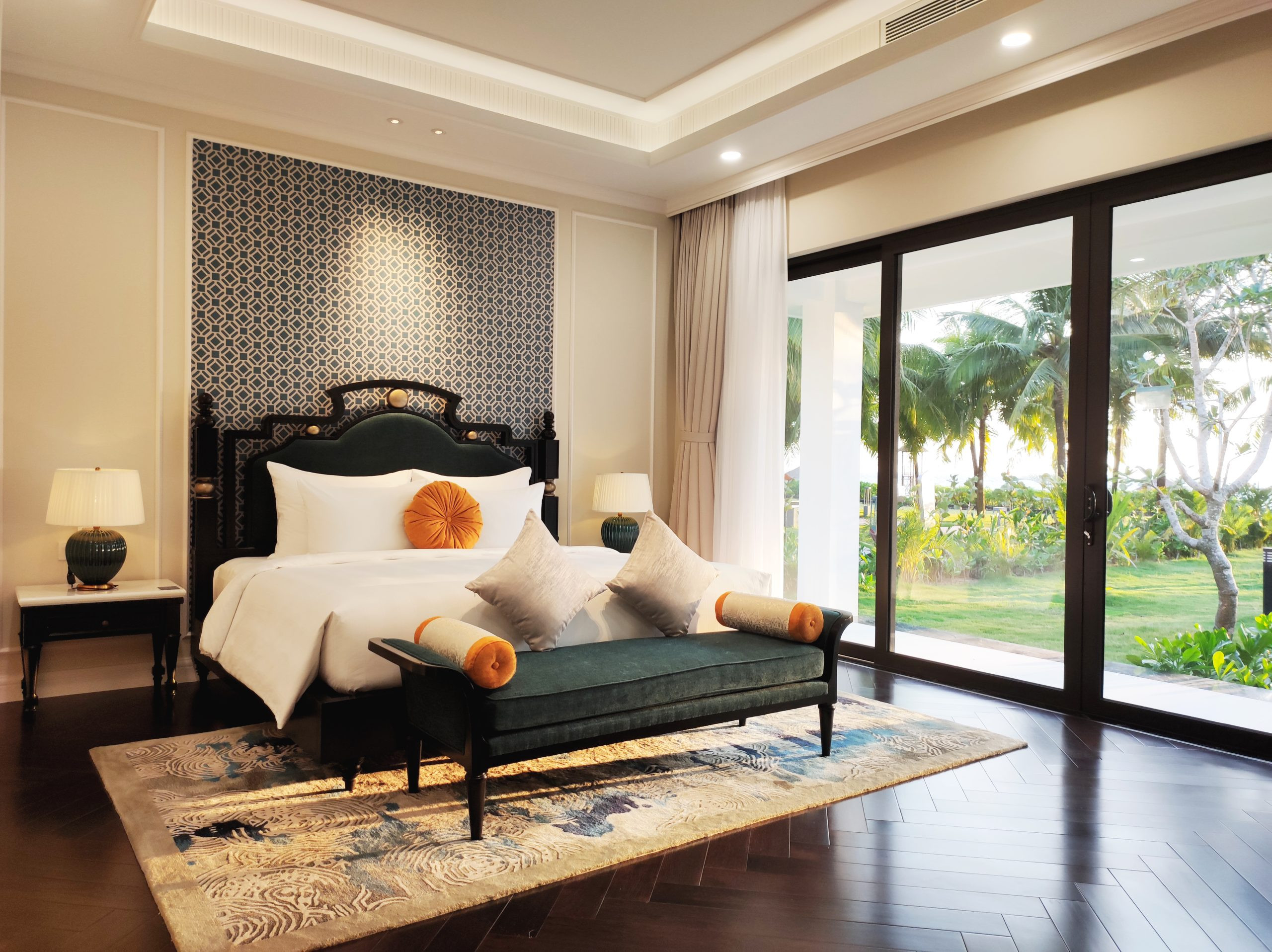 Phòng ngủ trong khu villa