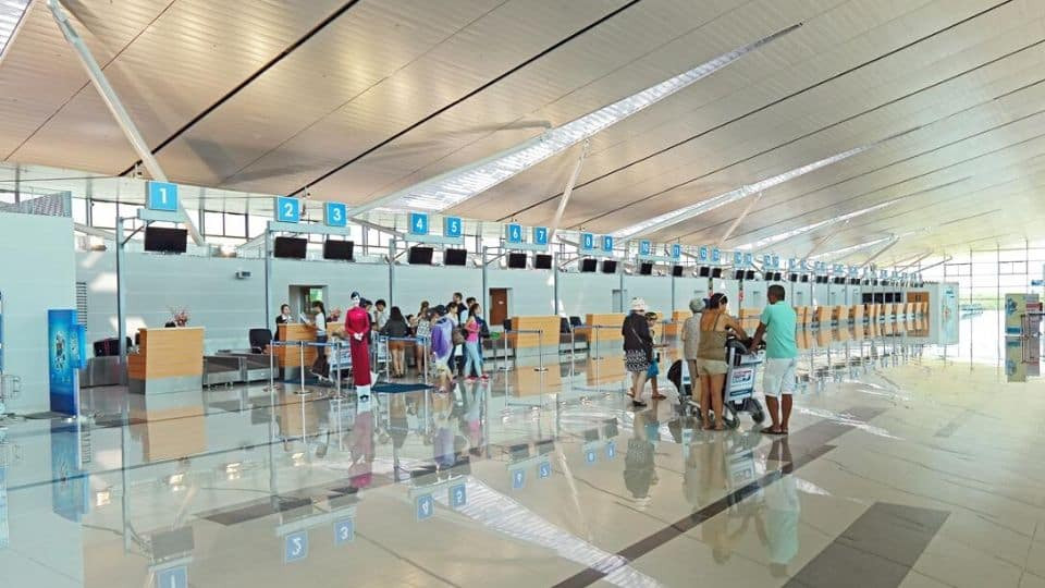 Quầy làm thủ tục tại sân bay Phú Quốc