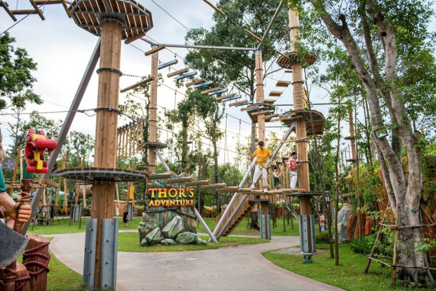 Vượt Thử Thách Thần Sấm tại khu Viking